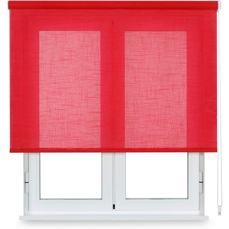 

Estor Enrollable Traslúcido Soft Rojo 150X190