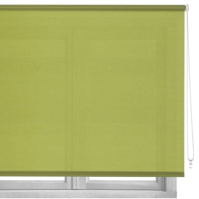 

Estor enrollable verde tela de 120x250 cm