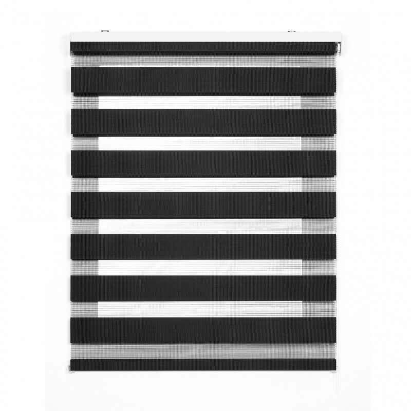 

Estor Noche y Día, estor enrollable con doble tejido Gris, 140 x 180cm