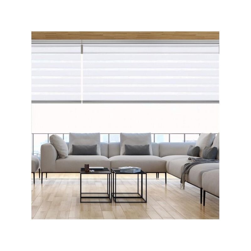 

Estor dia y noche premium Blanco 160x250 - Blanco