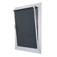 Estor opaco Easyfix, instalación sin taladrar, Gris