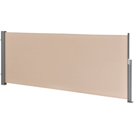 Estor para balcón lateral acero poliéster 120 x 300 cm arena 030006572