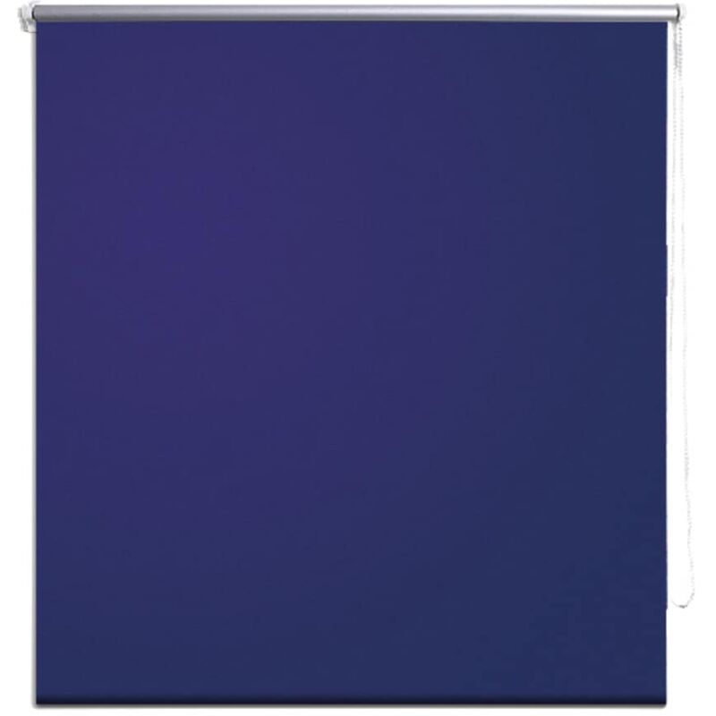 

vidaXL Estor Persiana Enrollable Opaca 140x175 cm Azul Marino - Azul