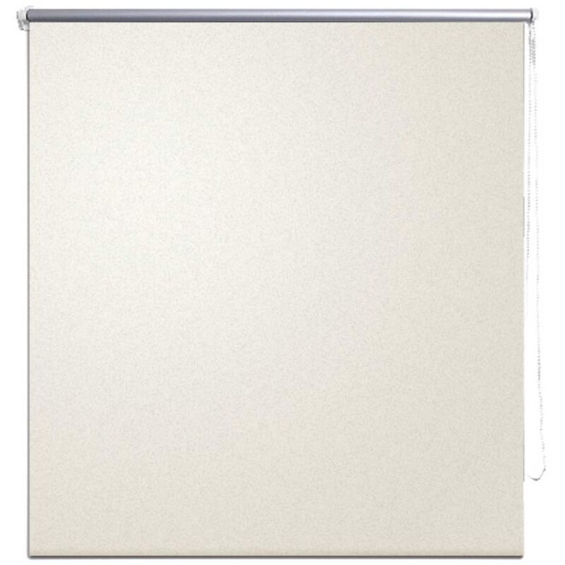 

vidaXL Estor Persiana Enrollable Opaca 80x230 cm Blanco Crudo - Crema