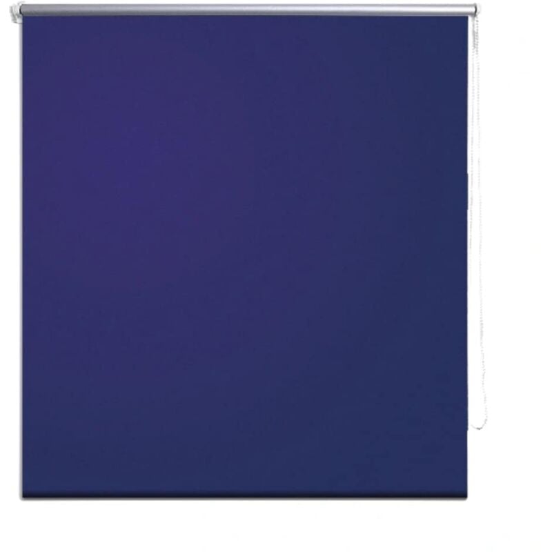 

vidaXL Estor Persiana Enrollable Opaca 100x230 cm Azul Marino - Azul