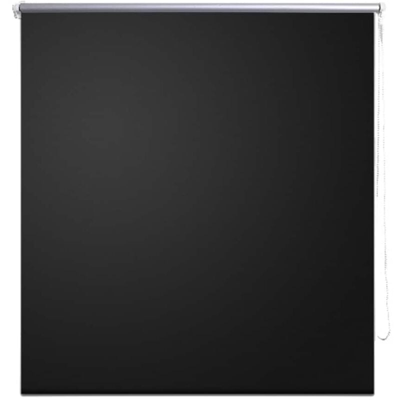 

vidaXL Estor Persiana Enrollable Opaca 140x230 cm Negro - Negro