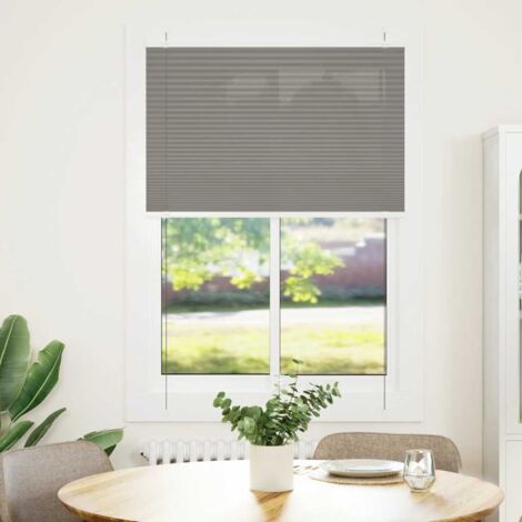 Estor Plisado Antracita 90x100 cm Tela Ancho 89,4 cm Poliéster