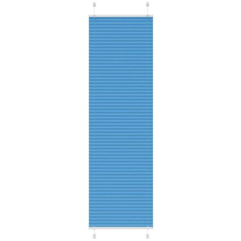 Estor Plisado azul 55x200 cm Tela Ancho 54,4 cm Poliéster