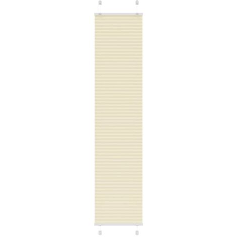 Estor Plisado crema 40x200 cm Tela Ancho 39,4 cm Poliéster