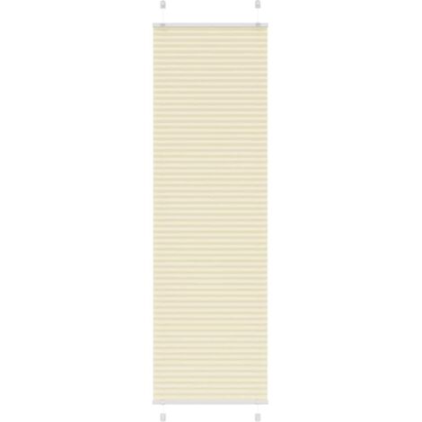 Estor Plisado crema 55x200 cm Tela Ancho 54,4 cm Poliéster