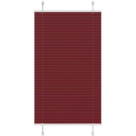 Estor Plisado rojo burdeos 70x150 cm Tela Ancho 69,4 cm
