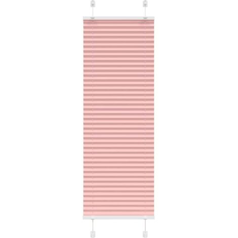 Estor Plisado rosa 40x100 cm Tela Ancho 39,4 cm Poliéster