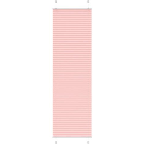 Estor Plisado rosa 55x200 cm Tela Ancho 54,4 cm Poliéster vidaXL