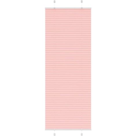 Estor Plisado rosa 70x200 cm Tela Ancho 69,4 cm Poliéster vidaXL