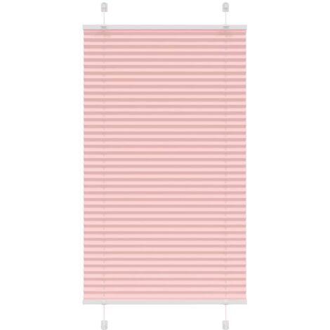 Estor Plisado rosa 75x100 cm Tela Ancho 74,4 cm Poliéster