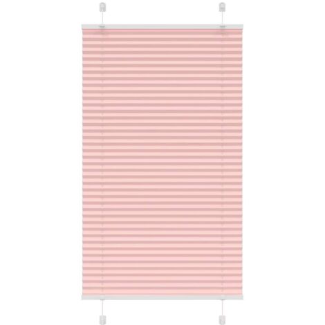 Estor Plisado rosa 75x150 cm Tela Ancho 74,4 cm Poliéster