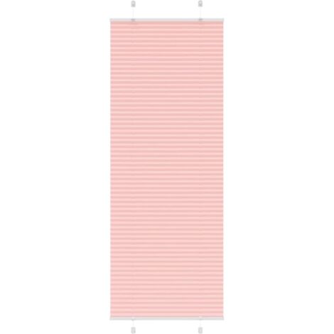 Estor Plisado rosa 75x200 cm Tela Ancho 74,4 cm Poliéster