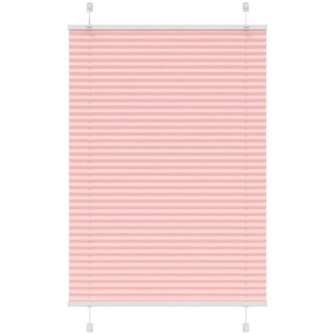 Estor Plisado rosa 90x150 cm Tela Ancho 89,4 cm Poliéster