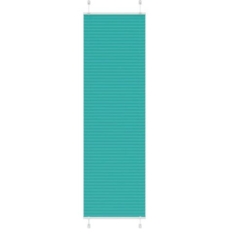 Estor Plisado verde petróleo 65x200 cm Tela Ancho 64,4 cm
