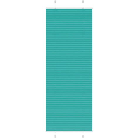 Estor Plisado verde petróleo 70x200 cm Tela Ancho 69,4 cm