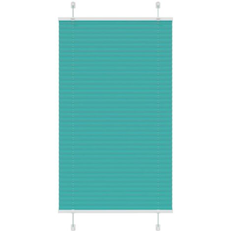 Estor Plisado verde petróleo 75x150 cm Tela Ancho 74,4 cm