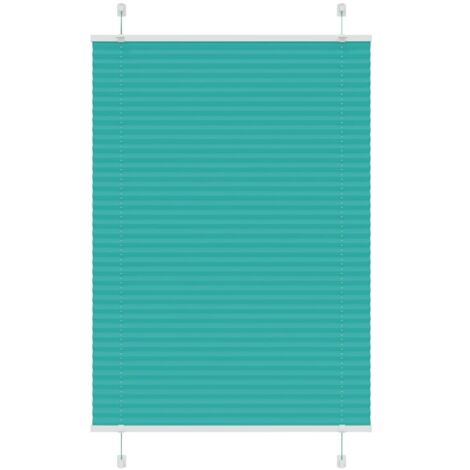 Estor Plisado verde petróleo 90x150 cm Tela Ancho 89,4 cm