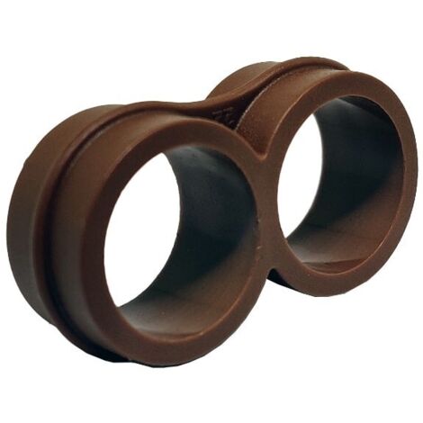 Estrangulador Marrón 16mm. Bolsa de 5 Unidades