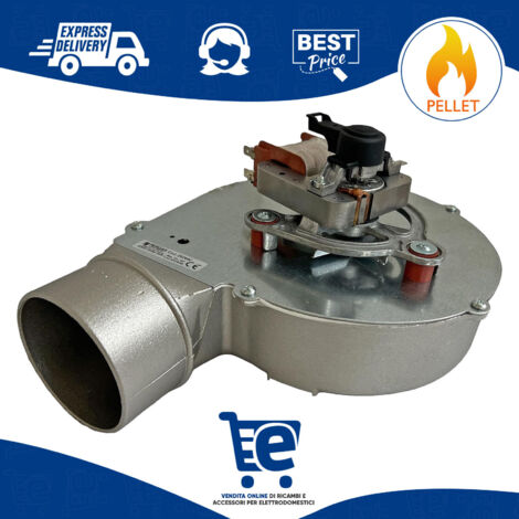 AGRIPRO Estrattore Fumi Per Stufe Pellet TRIAL 48W - Ventilatore Centrifugo Con Encoder, Made In Italy - Foto 9