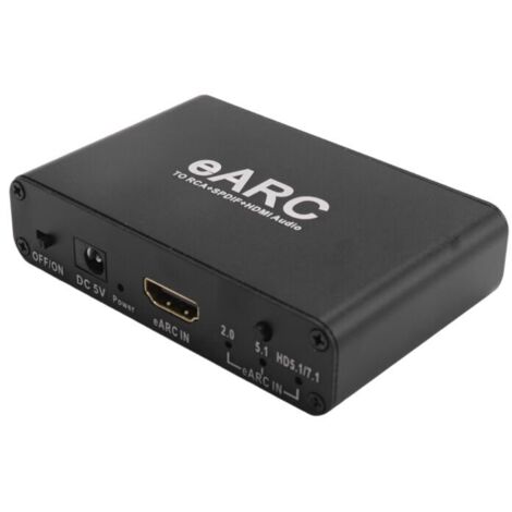 Estrattore audio a 192 kHz compatibile con EARC ARC, convertitore in adattatore per DTS Atoms AC3