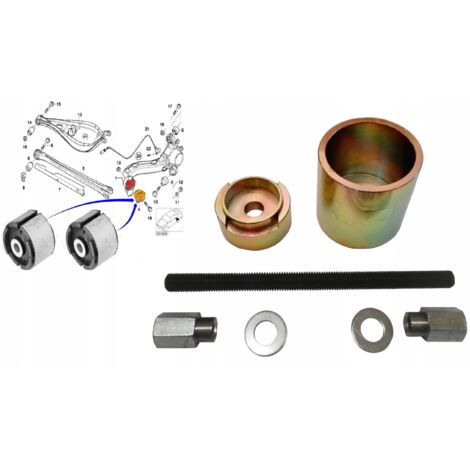 Estrattore boccola braccio oscillante posteriore BMW E36 E46 X3 E83