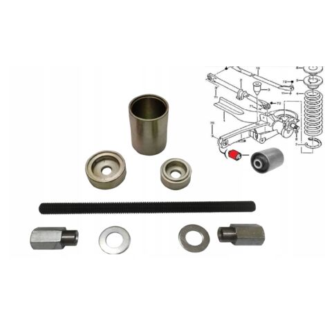 Estrattore boccole ASSALE POSTERIORE Fiat Scudo Peugeot Citroen Dispatch VAN MPV II