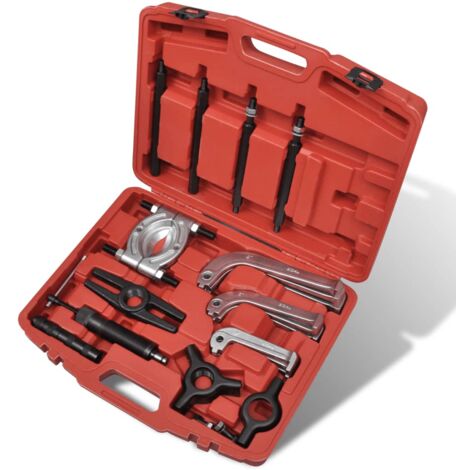 SET ESTRATTORE CON PISTONE IDRAULICO PER CUSCINETTI 75-105 mm 8 PZ