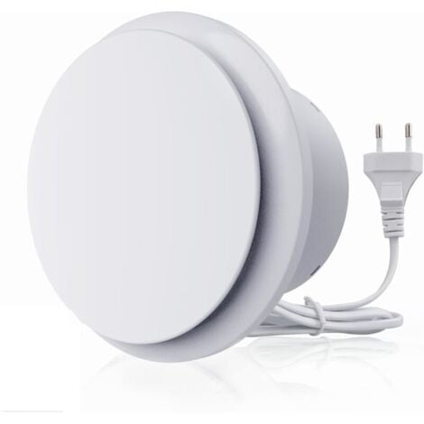 XVX Estrattore d'Aria 130m³/h 12W, Ventilatore di Scarico ad Alto Flusso d'Aria, Funzionamento Silenzioso, Efficienza Energetica, per Bagno, Cucina, WC, Serre, Tende (4 pollici) [Classe di efficienza ener