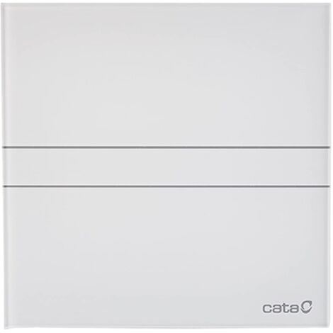 Estrattore d'aria a flusso singolo Cata A矇rateur, funzione timer, pannello frontale in vetro bianco (E120GTH)