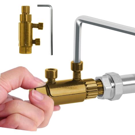 Estrattore di filettature per tubi rotti ed estrattore di filettature per valvole rotte - Kit di rimozione rubinetti per tubi da 1/2", 3/4", 1", viti smontate e bulloni danneggiati, oro