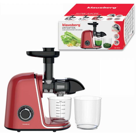 Estrattore di succo lento 150W per frutta e verdura COLD PRESS KLAUSBERG KB-7870
