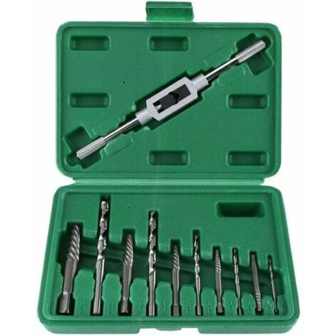 Estrattore di viti rotte, kit di 11 estrattori di viti, set di estrattori di viti danneggiate per la rimozione di viti rotte o danneggiate, bulloni, elementi di fissaggio, strumento di rimozione