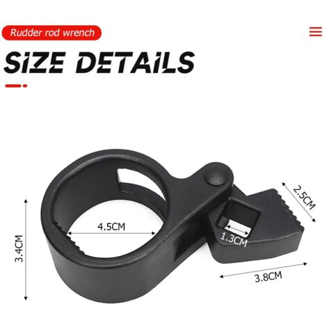 Estrattore estremità tirante, chiave per giunto assiale universale per utensile estremità tirante, estrattore giunto sferico assiale universale 27-42 mm, chiave per utensile estremità tirante per auto