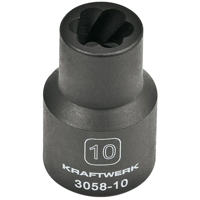 Estrattore h.d. per dadi rovinati 1/2' dr. 10 mm attacco 1/2
