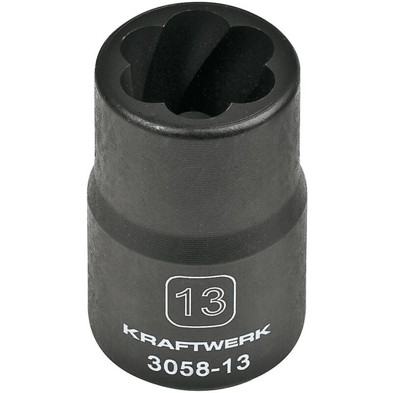 Estrattore h.d. per dadi rovinati 1/2' dr. 13 mm attacco 1/2