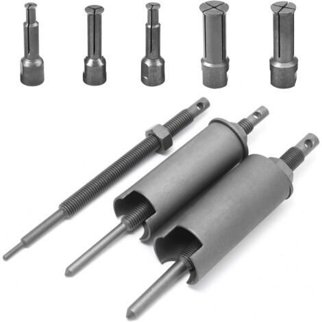 Estrattore per cuscinetti da 8 pezzi, estrattore per cuscinetti interni, kit di strumenti per la rimozione dell'estrattore per cuscinetti, con 5 clip aperte da 9-23 mm, estrattore per cuscinetti inter