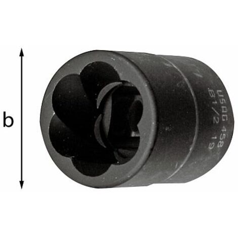 ESTRATTORE PER VITI E DADI DANNEGGIATI 458 B 13 MM 3/8"