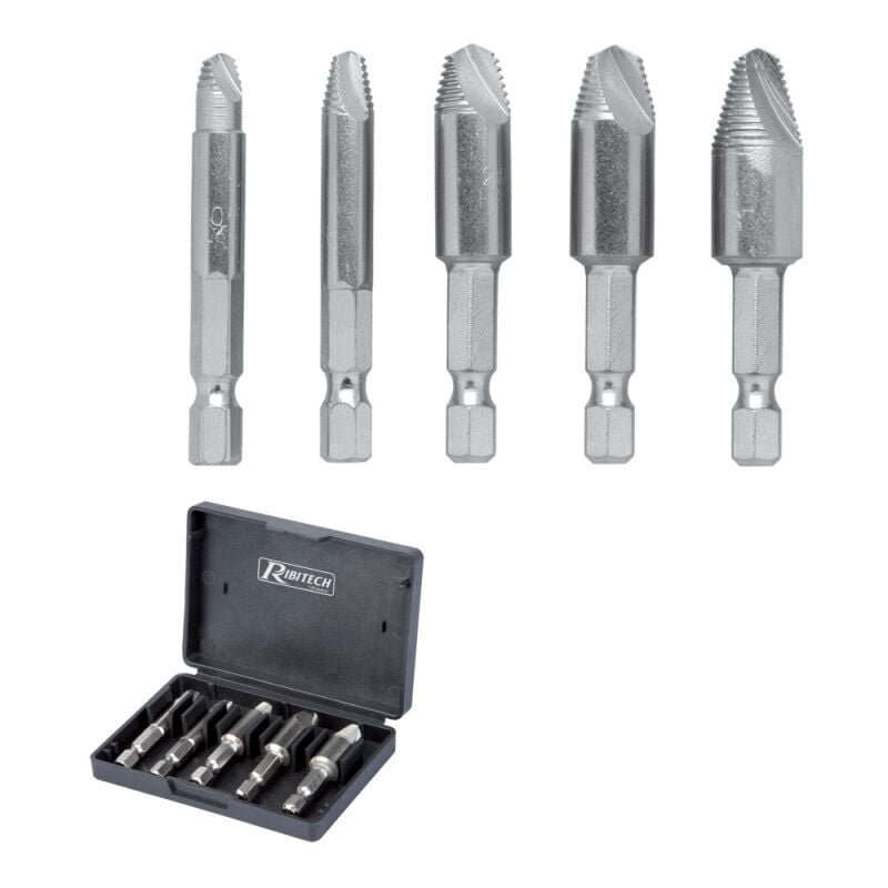 Set di Estrattori per viti spanate Ribimex