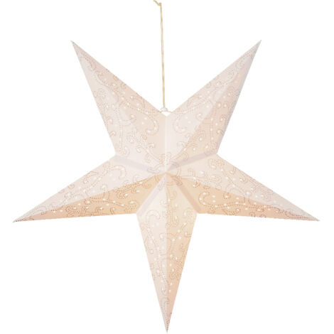 Estrella 20 led de papel fija 18x60x60 cm