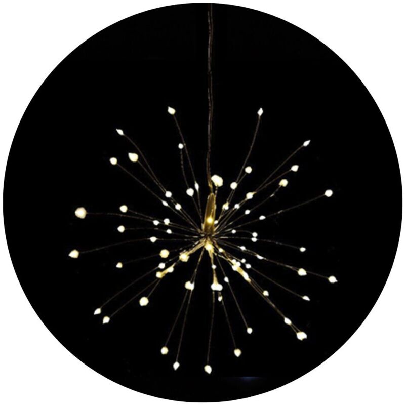 

Estrella colgante Led para interior blanco cálido ø27cm 120 Leds (F-Bright 00927)