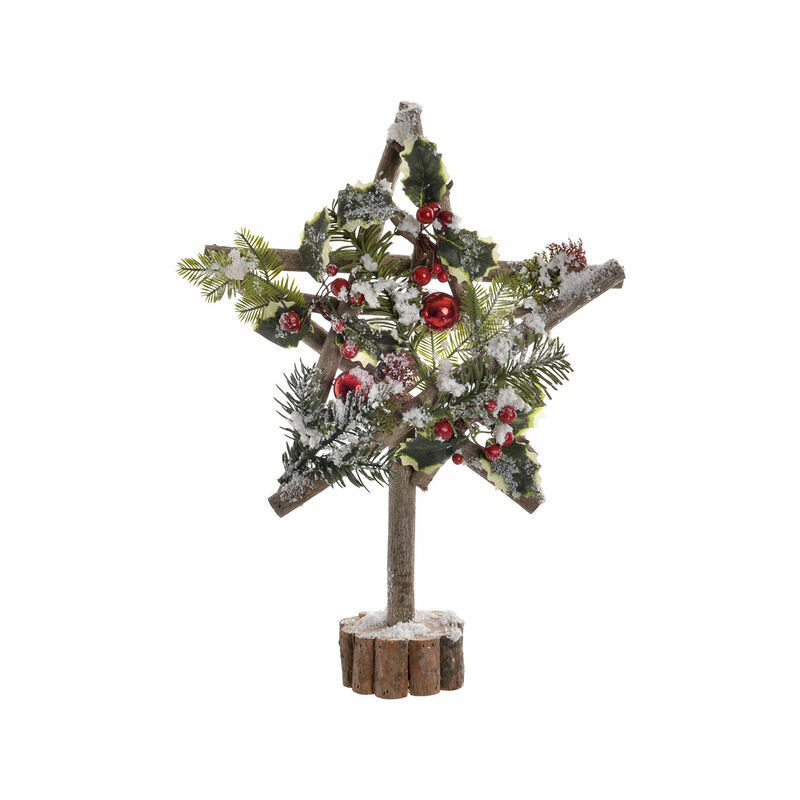 

Estrella de Navidad DKD Home Decor (30 x 5 x 42 cm)