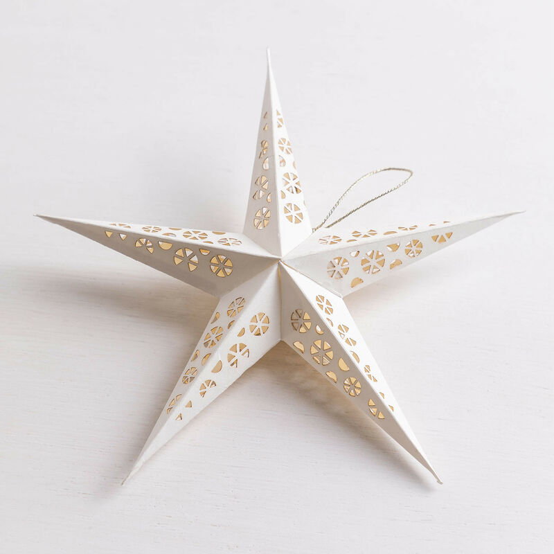 

Estrella Decorativa de Papel Clarice Blanco - Sklum