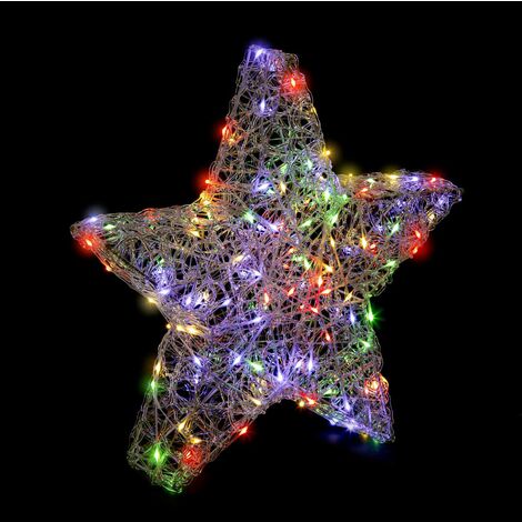 50 piezas 3d estrellas pegatinas de pared luminosas decoraciones