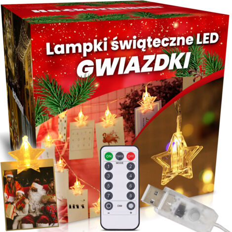 Estrellas LED para luces navideñas Heckermann IC-96L de 6 m