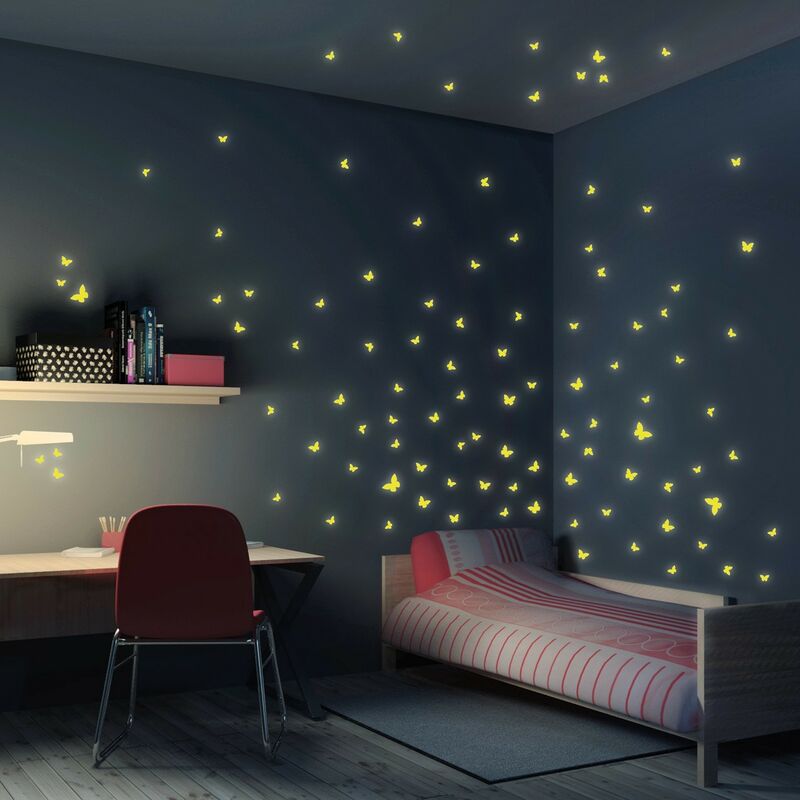 

Bilderwelten - Estrellas luminiscentes Schmetterlinge 100 Set Dimensión LxA: 21cm x 21cm